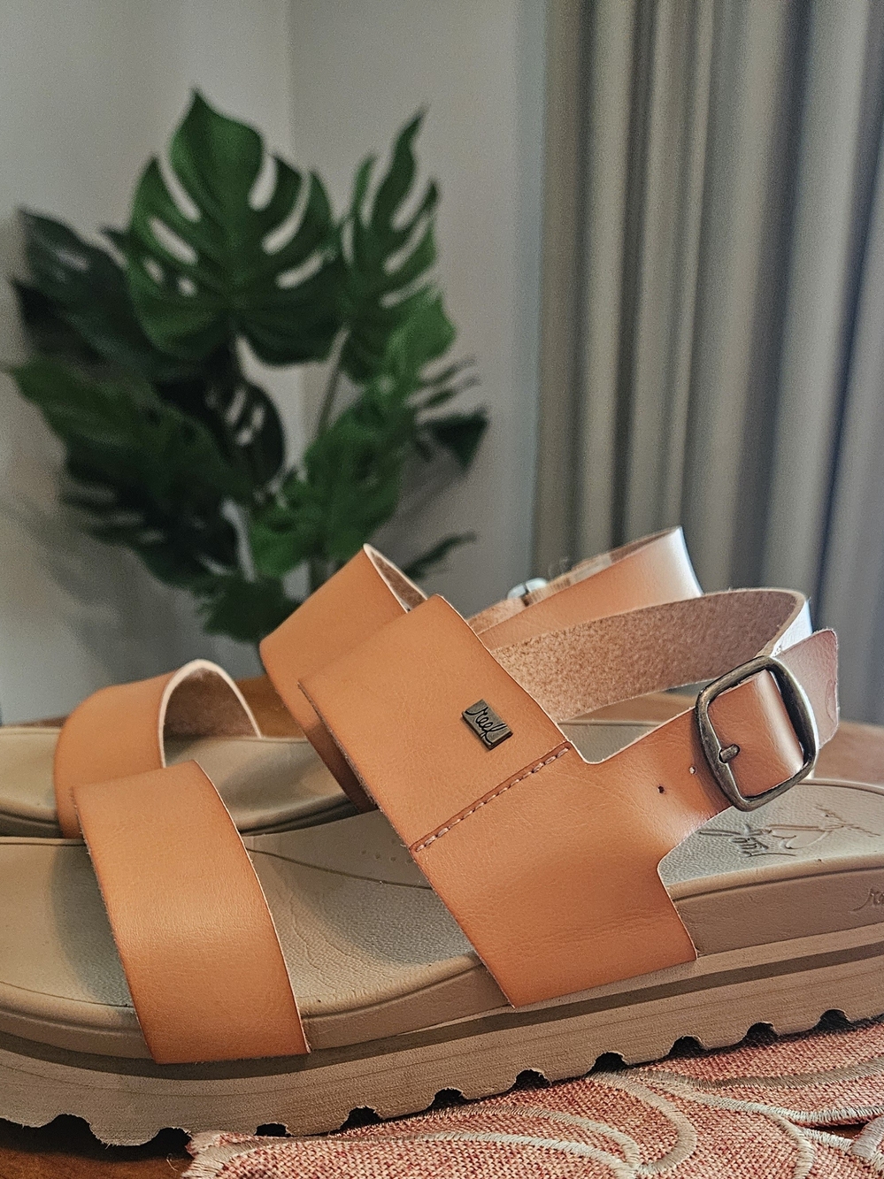 Reef Women's Platform Sandals in Tan Orange